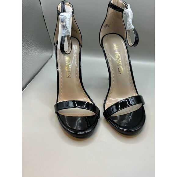 Dream Pairs shoes Sz 6 Black Elegant High Heels Pumps Sandals New Without Box - Picture 2 of 8